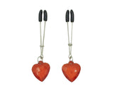 Heart Tweezer Nipple Clamps Nipple and Clit Clamps